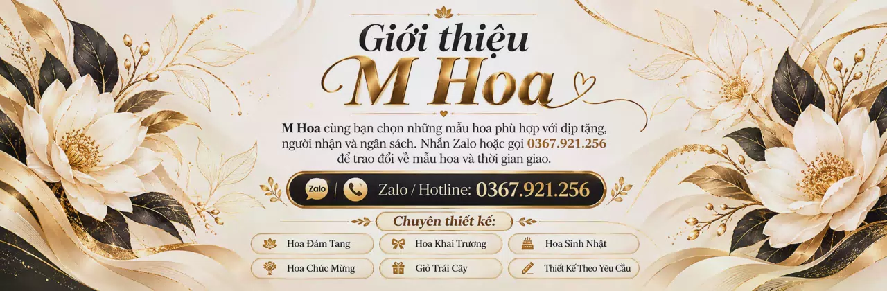 Ảnh bìa Shop hoa tươi Phường Bắc Gianh Quảng Trị - Gói ghém những lời muốn gửi